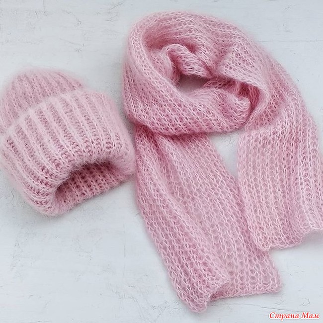 Каким рисунком вязать шарф? - Страна Мам