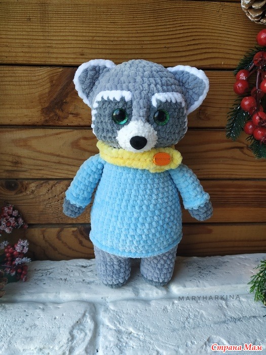 Вязаный Енот - Вязание - Страна Мам