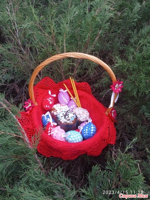 Корзина пасхальная - Страна Мам